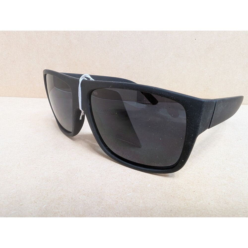 Men's Matte Black Flat Top Sunglasses Sport Shades Polycarbonate Lenses 80595ST